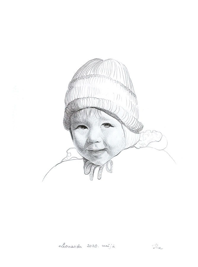 drawing of a boy